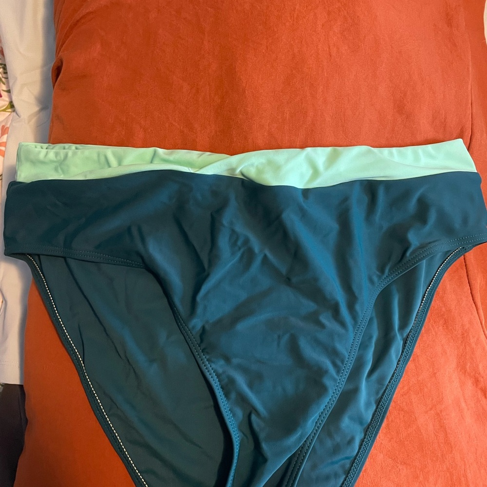 Teal and Mint Bikini Bottom